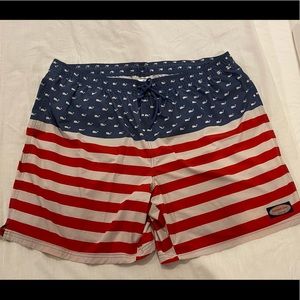 America Flag Swim Trunk